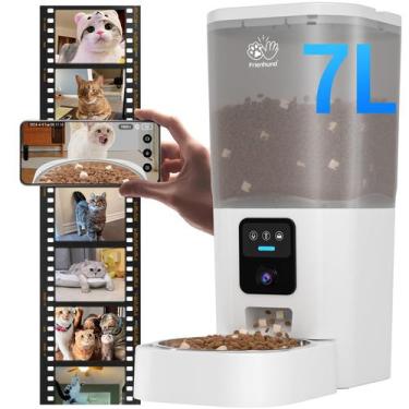Imagem de Alimentador Automático de Gatos Frienhund com Câmera 2K e Wi-Fi 5G - 7