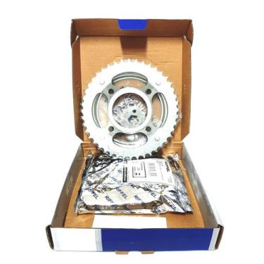 Imagem de Kit relação transmissão cg 125 2000 a 2008 novo riffel sem oring 0495