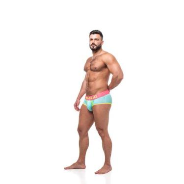 Imagem de Cueca affair club 5cm aquamarine e rosa - Men From Rio, PP