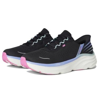 Imagem de Skechers Tênis feminino D'lux Vapor Hands Free Slip-ins, Preto/Multi, 39
