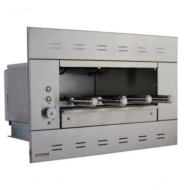 Imagem de Churrasqueira Elétrica De Embutir 4 Espetos Titan Painel Ventilado Suprema 220V