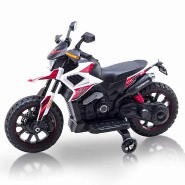 Imagem de Mini Moto Elétrica Infantil 6V, Zippy Toys, Com Rodinhas, Bateria Reca