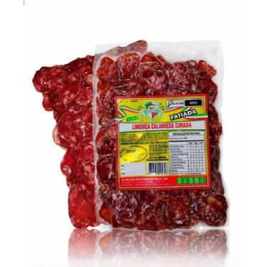 Imagem de Linguiça Calabresa Fatiada Curada Sem Pimenta Dicallani 250g - DI CALL