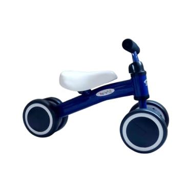 Imagem de Bicicleta De Equilíbrio 4 Rodas Bebê Sem Pedal Infantil Criança (AZUL)