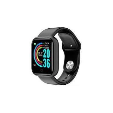 Imagem de Relógio Inteligente Pulseira wD20 Smart Watch Monitor Cardíaco Pressão