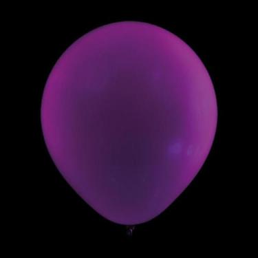 Imagem de Balão de Festa Redondo Profissional Látex Neon - Violeta - Art-Latex -
