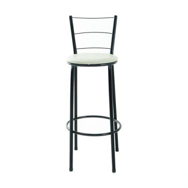 Imagem de Cadeira alta três arames para Cozinha Bar Bancada Gourmet (BEGE)