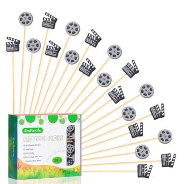 Imagem de Decoração de Noite de Cinema Escolhas de Coquetel Tema Decoração Palitos de Snack Palitos Comida Sanduíche Espetos Aperitivo Charcutaria Guarnição para Família, Noite de Filme, Decorações Essenciais