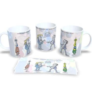 Imagem de Caneca Porcelana Memes Trump e Bolsonaro Super Memes (Mod.7)