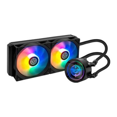 Imagem de Water Cooler TGT Spartel V2 Rainbow 240mm Preto - TGT-SPLV240-BK01