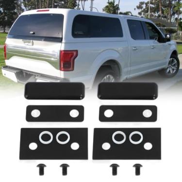 Imagem de AUTOVIC Kit de reparo de dobradiça de placas de porca para carcaça Snugtop Camper todas as portas traseiras de vidro