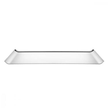 Imagem de Bandeja Tramontina Quadrata Retangular Aço Inox 38x17 cm, Inox