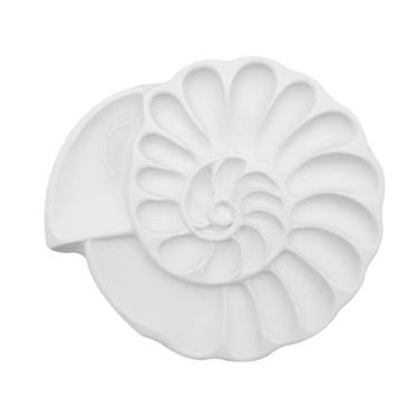 Imagem de Colaxi Paleta de pintura em formato de flor, suporte multifuncional, paleta de para artesanato, bandeja de tinta para artistas, presente para