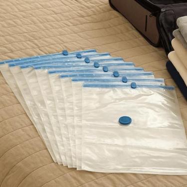 Imagem de Kit 11 Saco Organizador A Vácuo Para Roupas Mala Viagem Bagagem Guarda