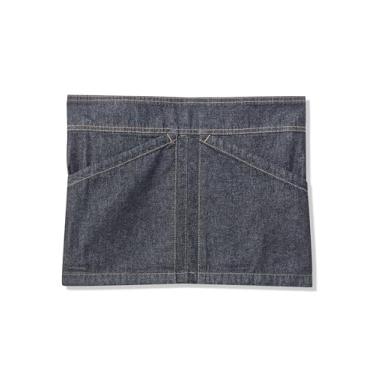 Imagem de Chef Works Avental unissex Berkeley Snap na cintura, sem alças, azul índigo, tamanho único, Azul índigo, Tamanho Único