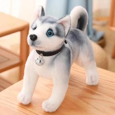 Imagem de 25/30cm Macio Husky Cão Brinquedo De Pelúcia Animal De Pelúcia Fofo Ka