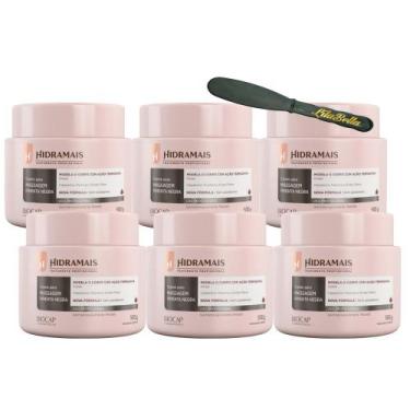 Imagem de 6UN Creme Massagem Pimenta Negra 500GR Hidramais+ Espátula