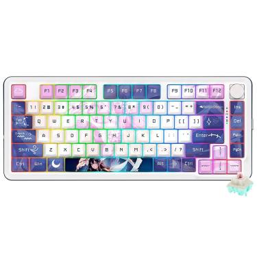 Imagem de Teclado Redragon Pro Cyrus K681ACG Switch Leopard Layout 75%