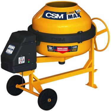 Imagem de Betoneira com Motor Max 1 Traço 400 Litros Mono 220 Volts - 71000201 - CSM