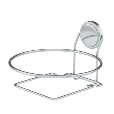 Imagem de Suporte Para Lixeira Redondo 20Cm Aço Carbono Luxo Cromado
