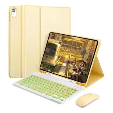 Imagem de Kit Capa para iPad Air/Air2 /iPad 5ª / 6ª Geração : Case para Tablet + Teclado + Mouse