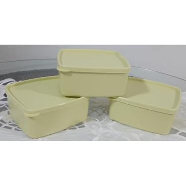 Imagem de Kit 3 Jeitosinhos 400ml cor Trevo = T U P P E R W A R E = Para Organizar o Freezer (Pistache)