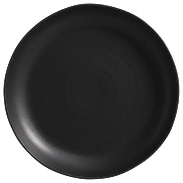 Imagem de Travessa Redonda Grande Orgânico Stoneware Preto Matte Ø36cm