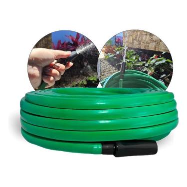 Imagem de 2X Mangueira De Jardim Chata 15M Metros Antitorção Não Dobra