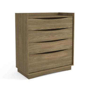 Imagem de Cômoda M260 Kappesberg 4 Gavetas Nogueira