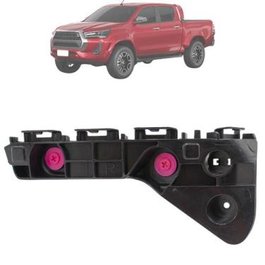 Imagem de Guia Do Para Choque Dianteiro Hilux 2021 Até 2025 - Nat, Direito Passa
