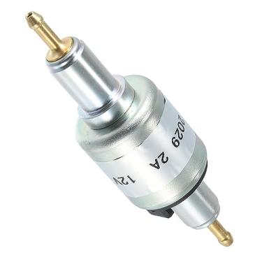 Imagem de Kit de bomba de combustível elétrica universal 12v 2KW-6KW 13202924A substituição para carburador cortador de grama gás diesel bomba de transferência de combustível tom prateado