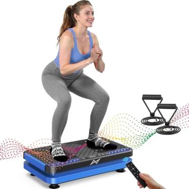 Imagem de AXV Plataforma De Fitness Com Plataforma Vibratória, Máquina De Exercícios, Drenagem Linfática Vibratória, Agitador De Corpo Inteiro, Suporte Vibratório, Prancha De Agitação, Academia Esportiva Par