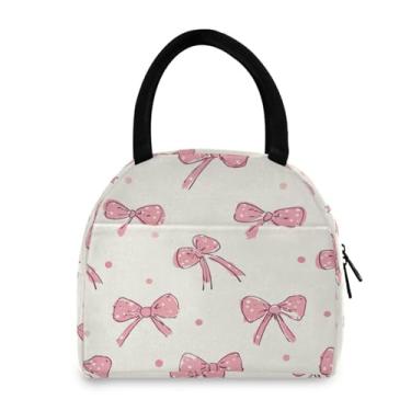 Imagem de GUIJI Lancheira térmica Bow Tie 2, lancheira reutilizável à prova de vazamento para mulheres e homens, lancheira térmica para trabalho e viagens