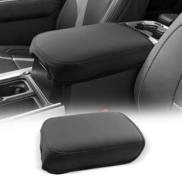 Imagem de CDEFG Para 2023-2025 2026 Ford F-250 F350 F450 F550 Super Duty Center Console Capa de caixa de apoio de braço para F250 (XL, XLT, Lariat, King Ranch, Platinum) Acessórios Protetor de descanso de braço