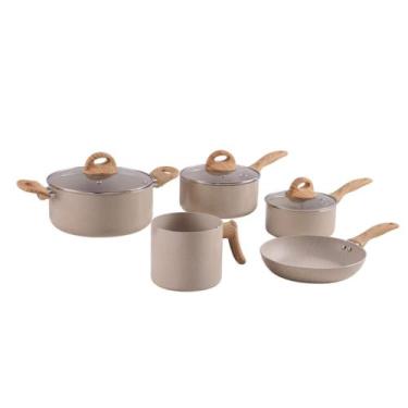 Imagem de Conjunto de Panelas Antiaderentes Ceramic Life 5 Peças com Indução cor