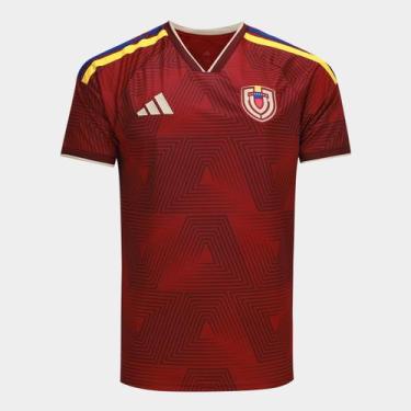Imagem de Camisa Seleção Venezuela Home Torcedor 2026 s/n Adidas Masculina, Bord