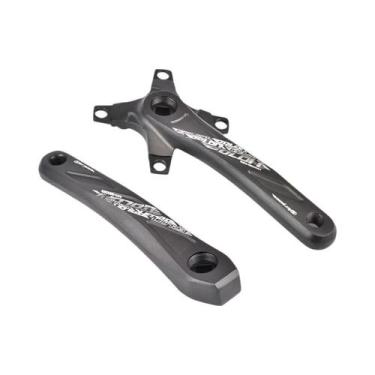 Imagem de Pedivela De Bicicleta MTB Preto 104BCD 165mm Com Eixo Quadrado, Coroas