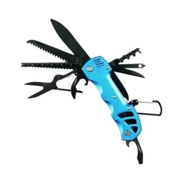 Imagem de Canivete Dobrável Multifuncional De Aço Inoxidável Para Camping Ao Ar 