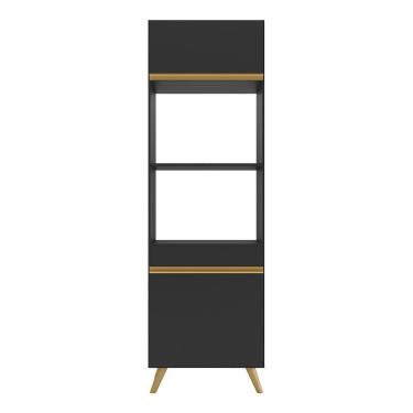 Imagem de Paneleiro 2 Portas Para Forno E Microondas Veneza Gb Fg3679 Preto