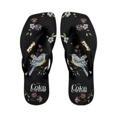Imagem de Chinelo Coca Cola Bird Square Feminino-Feminino