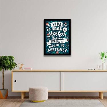 Imagem de Quadro Decorativo Deixe Ir O que Não Te Pertence