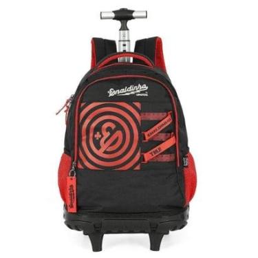 Imagem de Mochila de Rodinhas Com Alça Luxcel By Enaldinho Vermelho-Masculino