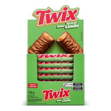 Imagem de Caixa 18 Chocolate Twix Sabor Torta de Limão 40g