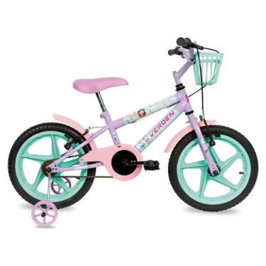 Imagem de Bicicleta Infantil Aro 16 Verden 10511 A Casa Mágica da Gabby Lilás e 
