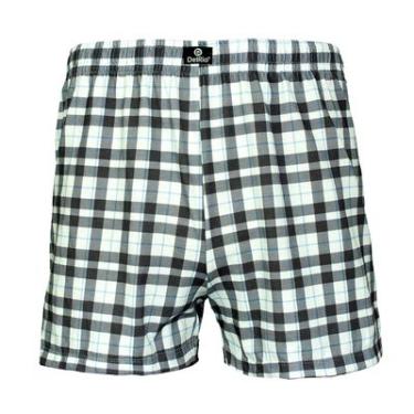 Imagem de Cueca Samba Canção DelRio Xadrez Algodão Confortável