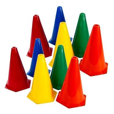 Imagem de Kit C/ 40 Unidades Cone Agilidade 24Cm Rythmoon-Unissex