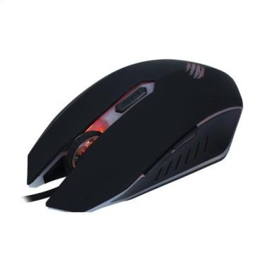 Imagem de Mouse Gamer Action 6 Botões Led 7 Cores OEX Game MS300 Preto
