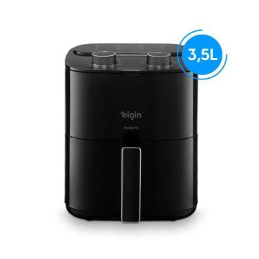 Imagem de Fritadeira Air fryer Facilita Fry 3,5Litros Preta 220V Elgin, Preto, 2