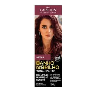 Imagem de Banho de brilho tonalizante marsala 100g - Capicilin