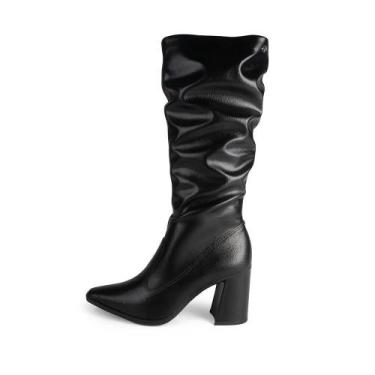Imagem de Bota Dakota Cano Longo Slouchy Salto Bloco REF:D2173, Preto, 36